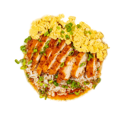 Курица тонкацу с рисом